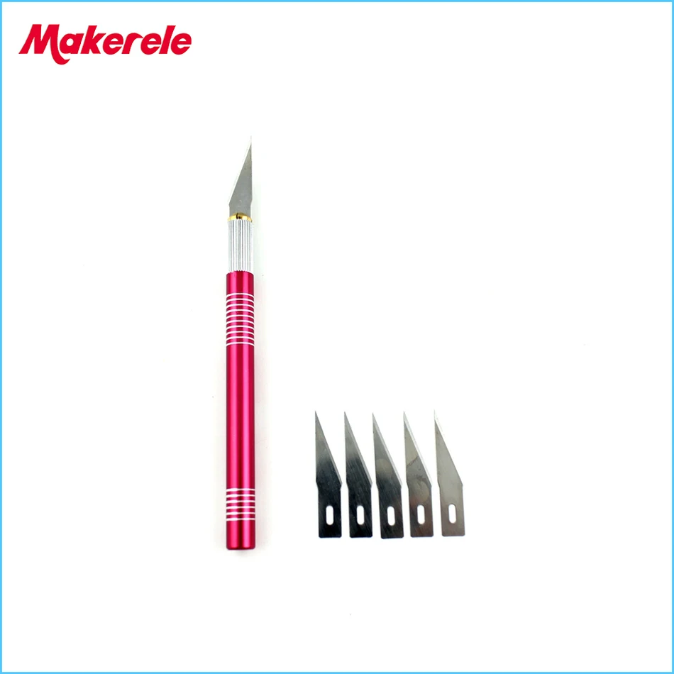 скальпель ножи Нож 5 Лезвия Древесины Инструменты Ремесло Скульптура Гравировка