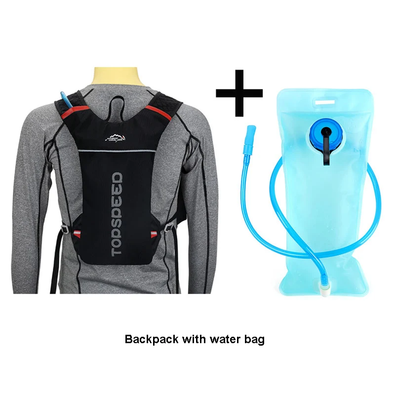 Black and water bag Local Lion 5L Running Backpack Hydration Backpack Jogging Sport Backpack Trail Running Marathon Bag - Цвет: Black and water bag