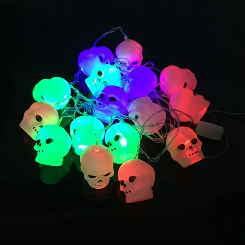 Гирлянда светодиодная в форме черепа 3 м|string lights|holiday lightsled string lights |