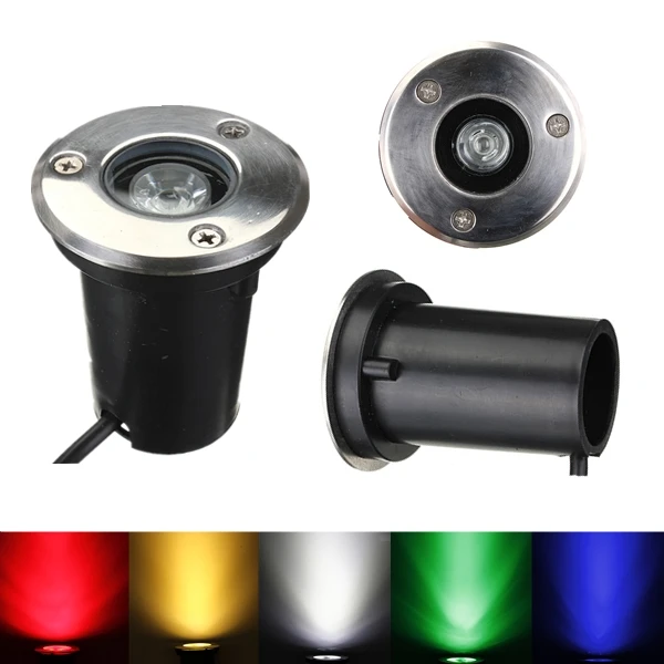 Лучшая цена 1 Вт Светодиодный ная наружная наземная садовая квадратная