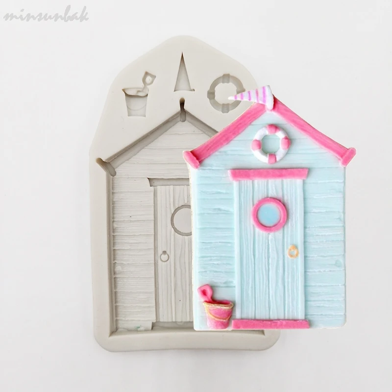 Minsunbak дом Свадебный торт силиконовая форма для выпечки DIY шоколадная клейкая