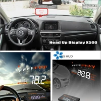 car information projector screen hud for mazda cx 5atenzaaxela 20102020 hud head up display obd safe driving windshield