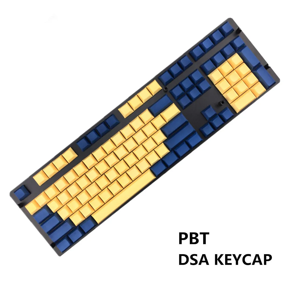 

Free shipping Dsa keycaps blank keycap ANSI108 thick pbt for mechanial keyboard Dsa profiles ISO layout