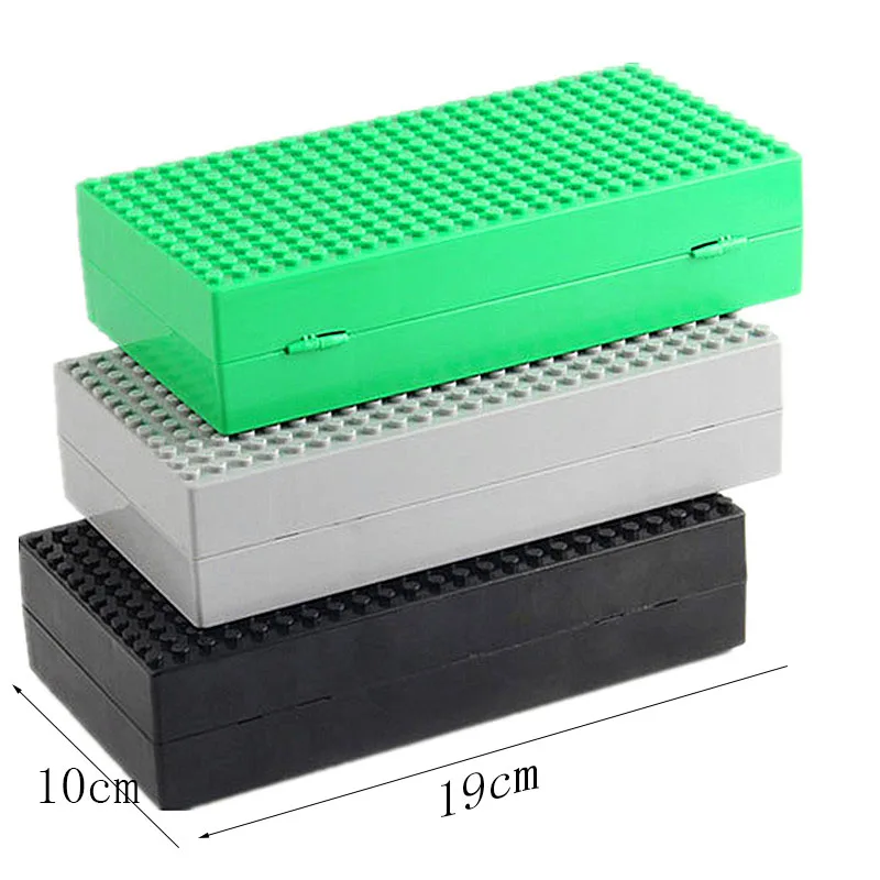 Newtoying-caja de almacenamiento de 700 Uds., Cubo de bloques de construcci&oacute;n de pl&aacute;stico, juguete para regalo-4