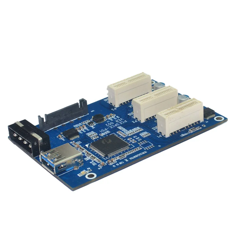 PCI Express до 3 Mini PCI-Express порты Riser Card Mini-ITX к внешним pci-e Слот карт адаптера для Bitcoin Miner |