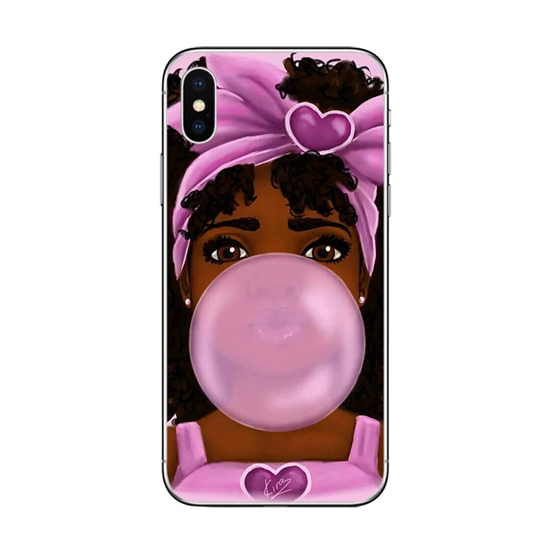Ciciber 2bunz Melanin Poppin Aba чехол для телефона для iPhone 11 Pro Max чехол для iPhone X XR XS MAX 8 6 6S Plus 5 5S SE Мягкий ТПУ чехол - Цвет: WM01567