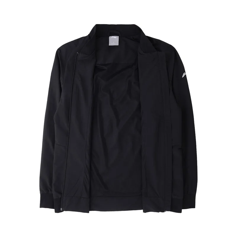 Мужская Тренировочная куртка Li Ning приталенная спортивная из 100% полиэстера с 3D