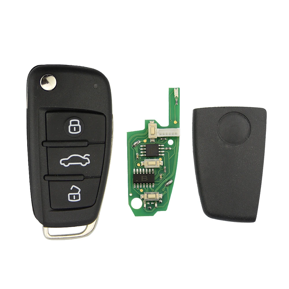 Автомобильный ключ OkeyTech B02 с дистанционным управлением B Series 3 кнопки KD