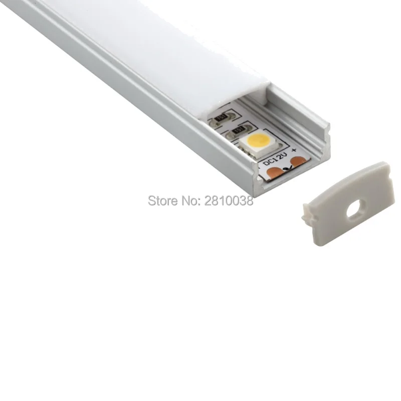 10 X 1M Sets/Lot U type Surface mounted aluminium channel for led strip U size led aluminum profile for wall or ceiling lamps