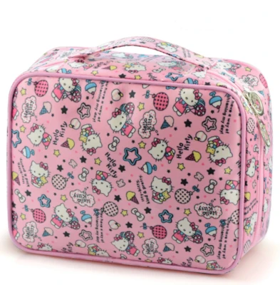 002 Unikimi Новые Симпатичные Модные Портативный Макияж Box корейский высокое Ёмкость девочек-подростков сумка на плечо. T-0134 - Цвет: 002