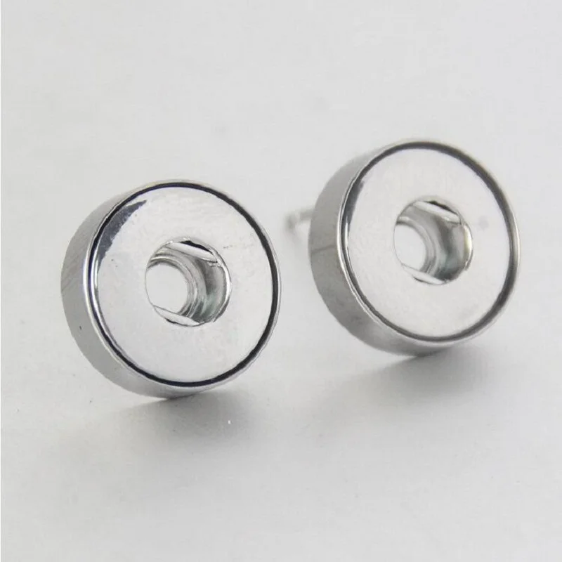 Серьги из нержавеющей стали 12 мм ювелирное изделие 5 пар|snap button earrings|12mm snap earringsearring