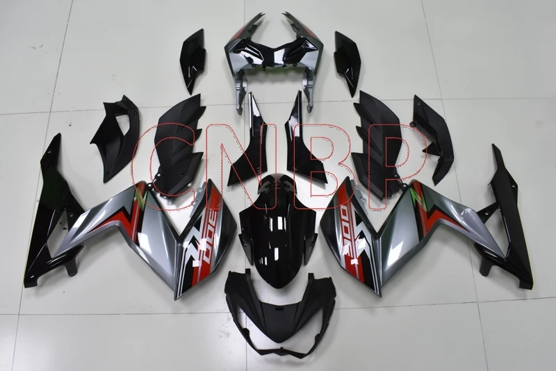 Abs обтекатель Z300 Z250 2015 2018 Черный Серебряный Кузов для Kawasaki Z300r Z250R 15 Обтекатели Z 250