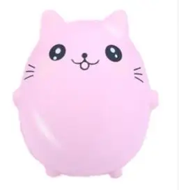 pink cat Милые кавайные мягкие сжимаемые игрушки, мягкие Мультяшные животные, мягкие медленно поднимающиеся сжимаемые игрушки для снятия стресса, игрушки для детей, аутизм - Цвет: pink cat