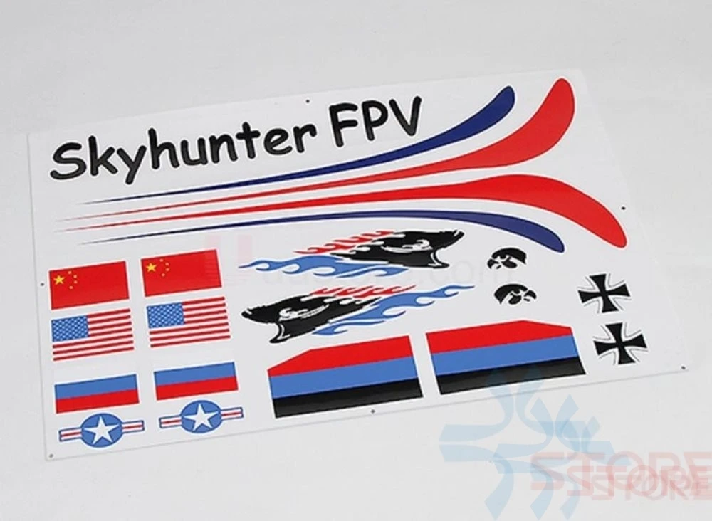FPV Самолет Skyhunter 1 8 м EPO Wings платформа БПЛА с дистанционным управлением управление