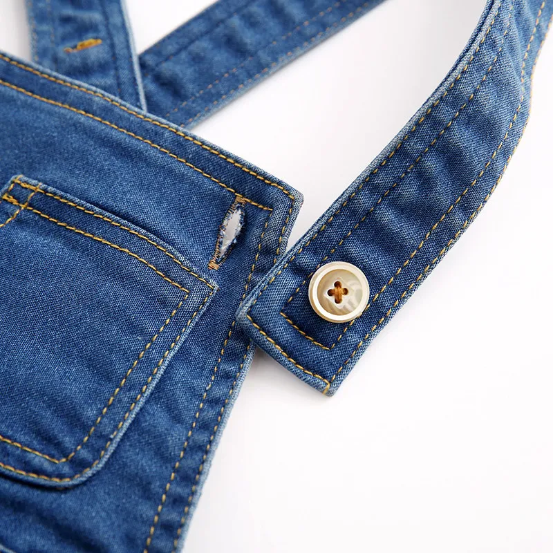 Ircomll/комбинезон для маленьких девочек Джинсовая юбка повседневные джинсовые