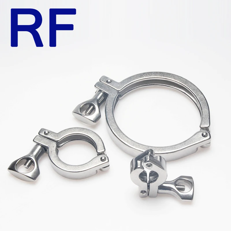 RF 3 5 &quotодноконтактный зажим из нержавеющей стали 304 тройной клевер санитарный