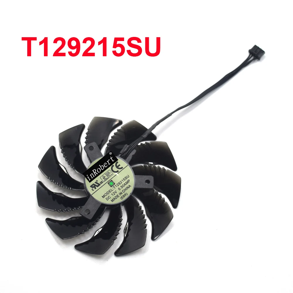Вентилятор охлаждения 4Pin 88 мм T129215SU PLD09210S12HH для видеокарты Gigabyte GeForce GTX1060 1070 GTX 1050ti