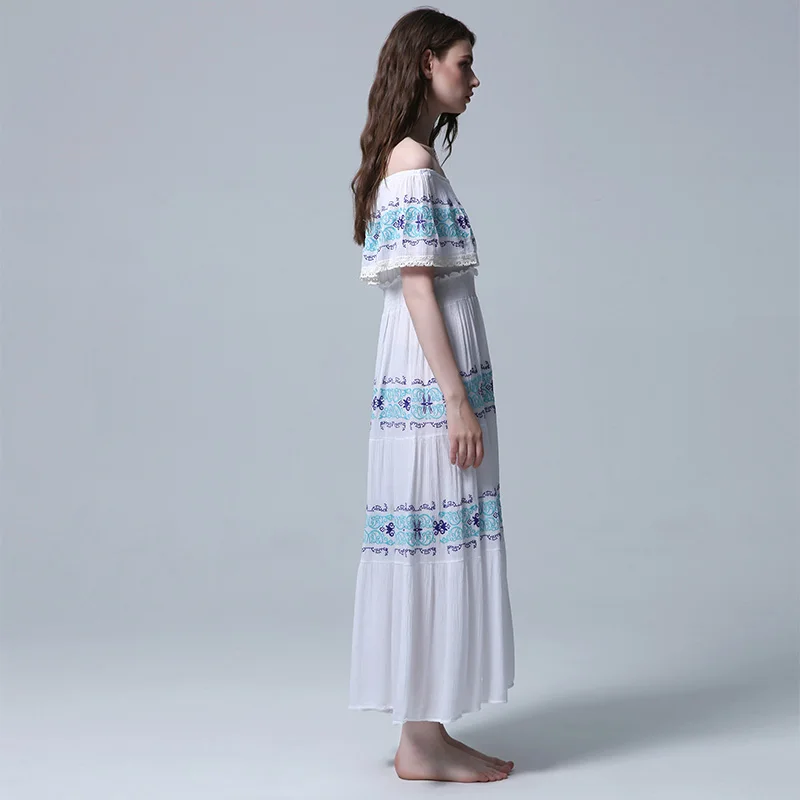 Женское платье высокого класса vestidos элегантное винтажное богемное вечернее с