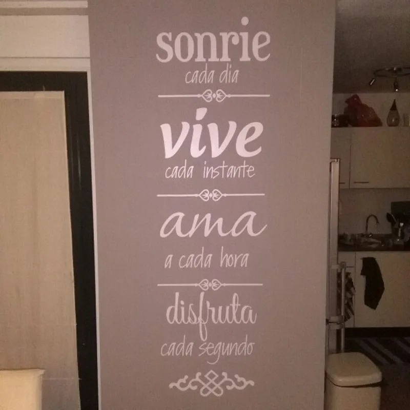 Испанские настенные наклейки для дома Испанская версия NORMAS DE CASA Vinilos