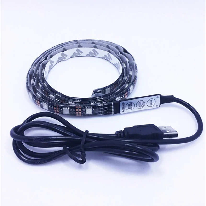 LED 5 В usb полосы 5050 SMD RGB ТВ Задний план Освещение 60leds/m 1 м гибкий светодиодный