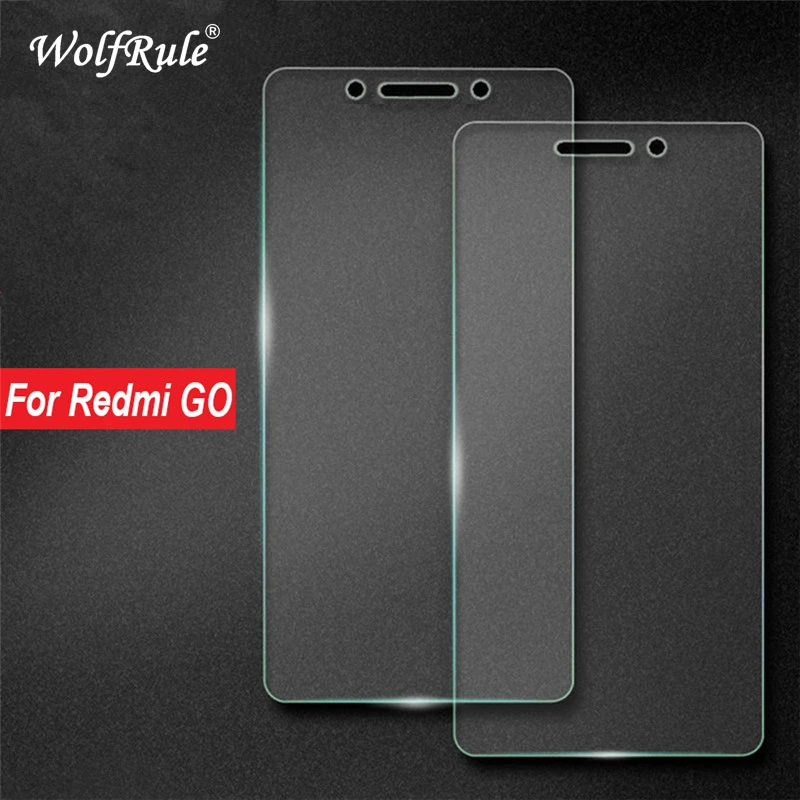 2 piezas de vidrio protector de pantalla Xiaomi Redmi Go vidrio templado Redmi Go HD pel&iacute;cula protectora de tel&eacute;fono ultrafina para Xiaomi Redmi Go vidrio-0