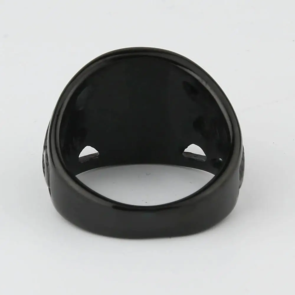 Мужское двойное кольцо Valily из нержавеющей стали с красными/черными/зелеными