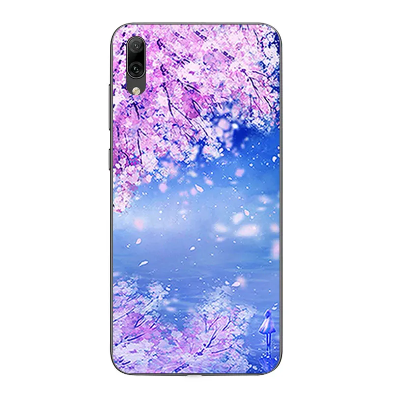 Мягкий ТПУ Для Huawei Enjoy 9 Smile дизайн прозрачный чехол для телефона 6 26 "для Coque