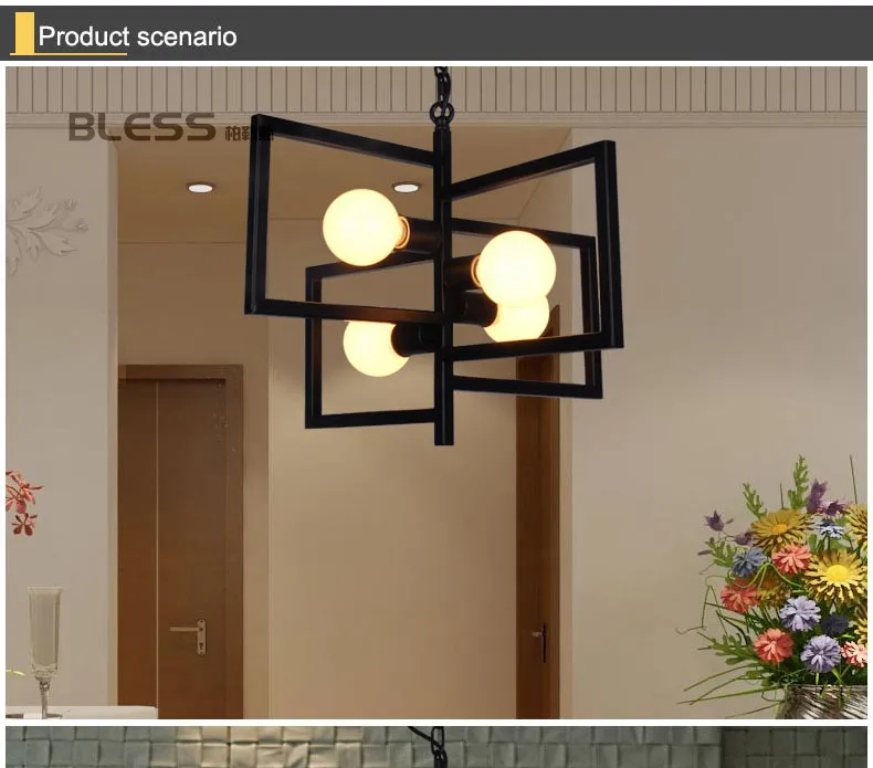 Американский Сельский светильник промышленная люстра в стиле ретро креативная