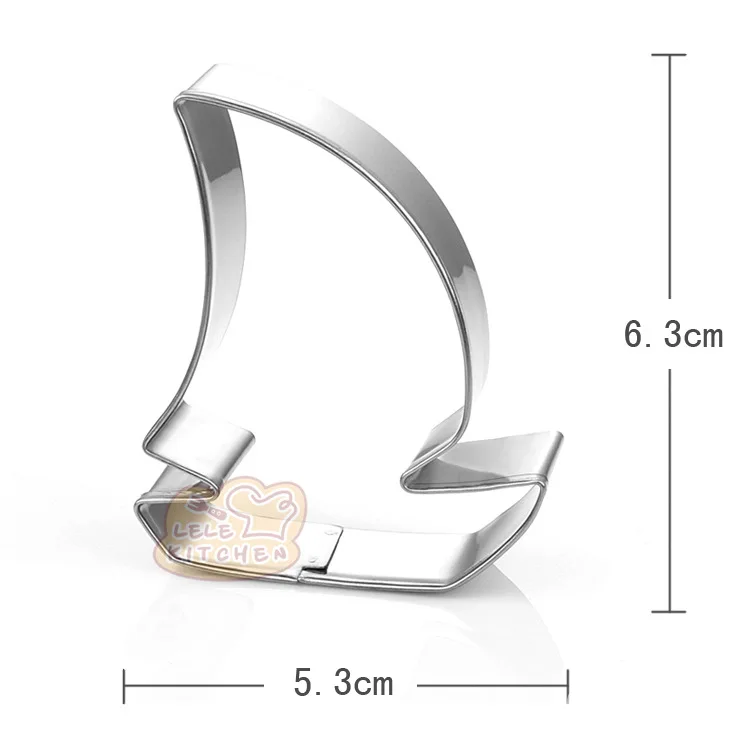 1 шт Пиратский Корабль из нержавеющей стали печенье формы металла Формочки 3d с