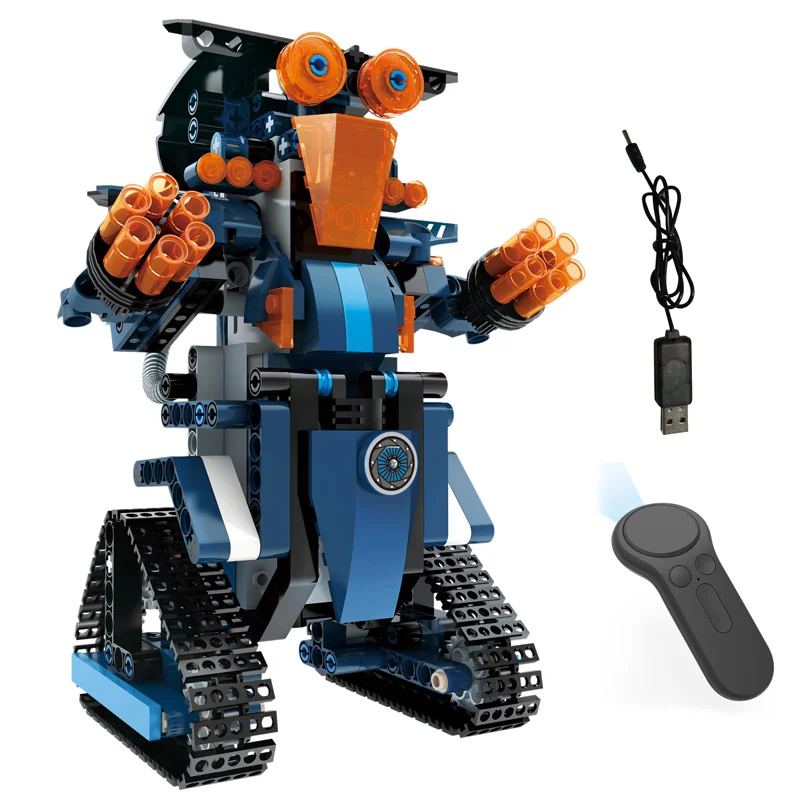 Technic RC пульт дистанционного управления Интеллектуальный робот технология сборки модульный робот DIY Сборные блоки кирпичи игрушки для мальчиков - Цвет: TB1289
