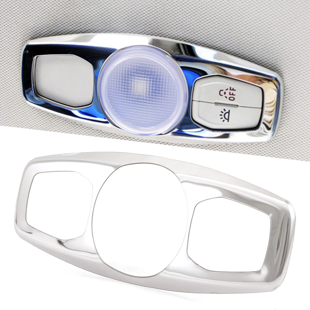 Крышка лампы для чтения из нержавеющей стали декоративные наклейки на крышу Ford