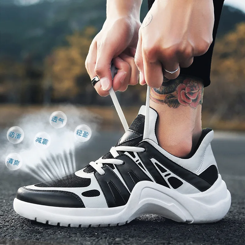 New Arrival Fashion Sneakers Flying Mesh Breathable Men's Shoes Trend For Male Mens Casual Beauty Men Footwear Shoe | Обувь