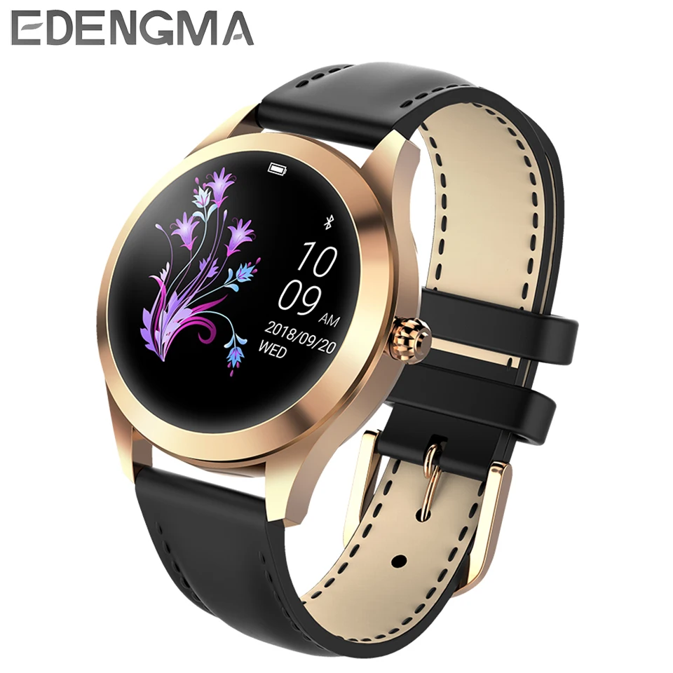 KW10 smart watch женщин IP68 водонепроницаемый сердечный ритм мониторящий сон трекер фитнес-Браслет для Android iOS Bluetooth smartwatch