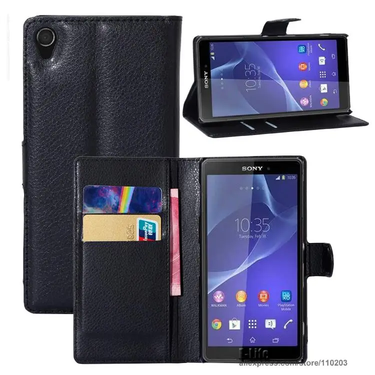 Beworlder Чехол-бумажник из искусственной кожи чехол для sony Xperia Z1 Z2 sony Z3 Z4 Z5 M4 Aqua M5 Крышка для sony E4 E4G C3 C4 C5 чехол держатель для карт