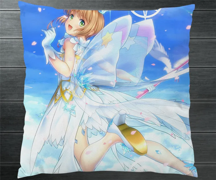 Cardcaptor Sakura Kinomoto прозрачная двухсторонняя карта 40x40 см искусственная фантазия