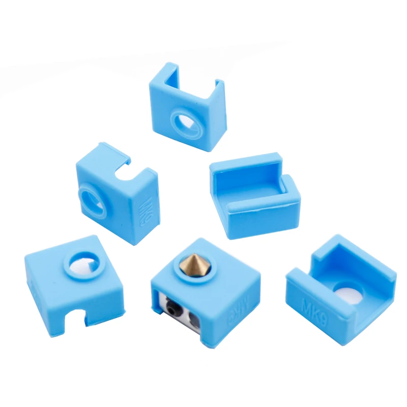 Нагревательный блок силиконовый изоляционный Носок насадки M6 для MK8 MK7 MK9 hotend a6 a8