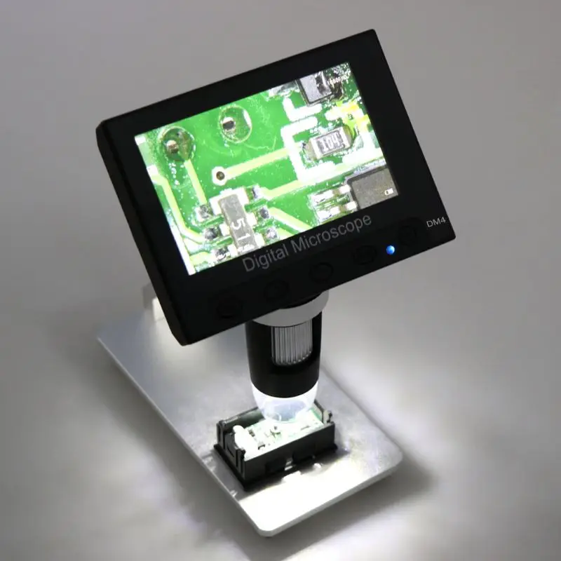 1000X USB электронный микроскоп LCD цифровой видео камера 4 3 дюймов HD OLED эндоскоп Лупа +