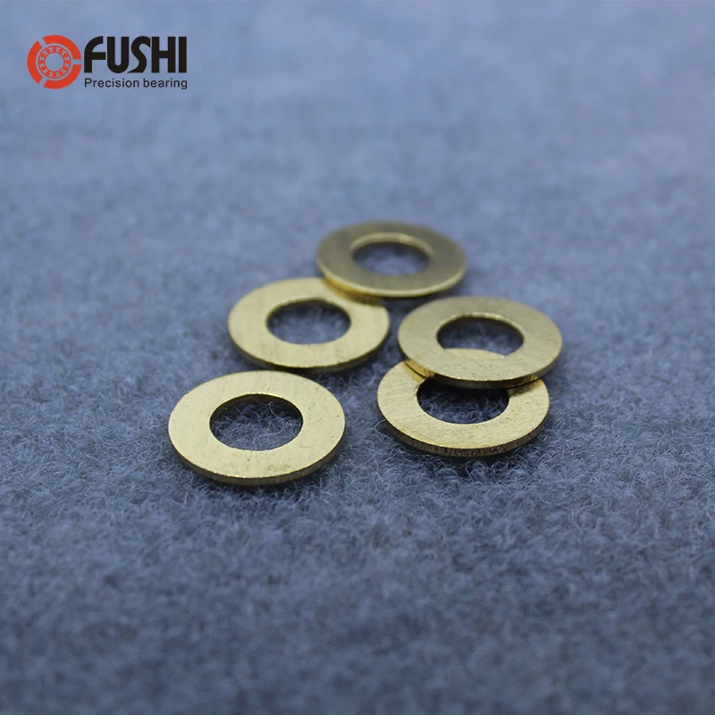 M8 8*16*1.2 8*16*1.5 MM Brass Flat Washer 50PCS Meson Pad Sheet Metal Collar H59 Copper Gasket | Обустройство дома
