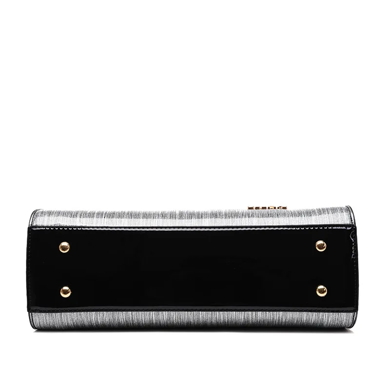 Новинка 2019 дизайнерская Высококачественная женская кожаная сумка лакированная