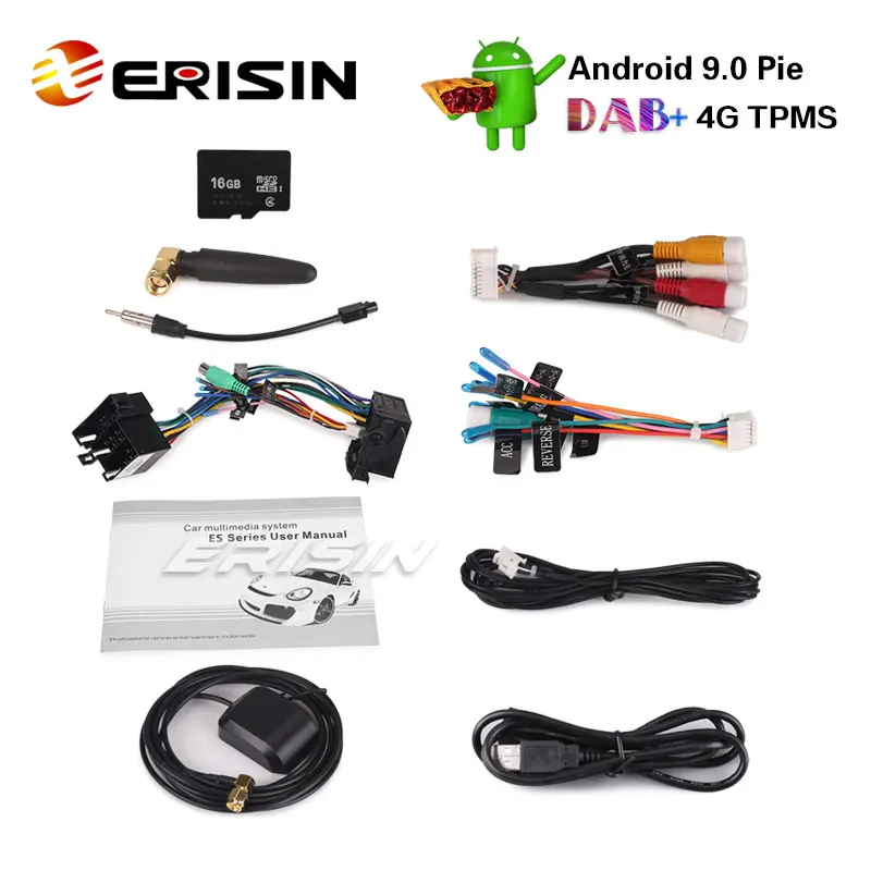 Erisin ES4860PG 7 &quotAndroid 8 1 автомобильный стерео GPS Satnav CD DAB для Opel Meriva Zafira Vectra Combo |