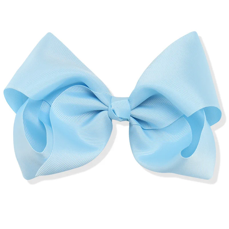 6&quot PartyKids Hair Accessory Girl Bows Large Rainbow Bow-knot Print Grosgrain Ribbon With Clip | Детская одежда и обувь