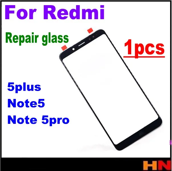 1 шт. для Xiaomi Redmi 5plus note 5 pro высококачественный ЖК экран Переднее стекло объектив