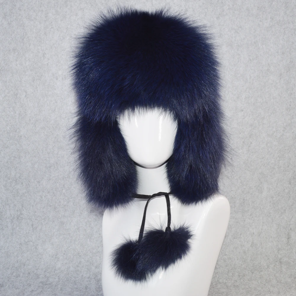 2021 горячая Распродажа для женщин с натуральным лисьим мехом российские шапки