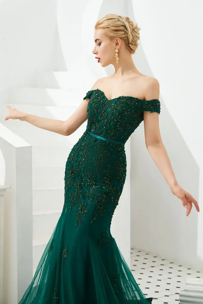 Beauty Emily Green Beads элегантное вечернее платье, длинное, вырез лодочкой, без рукавов, длина до пола, вечернее платье для выпускного вечера, вечерние платья