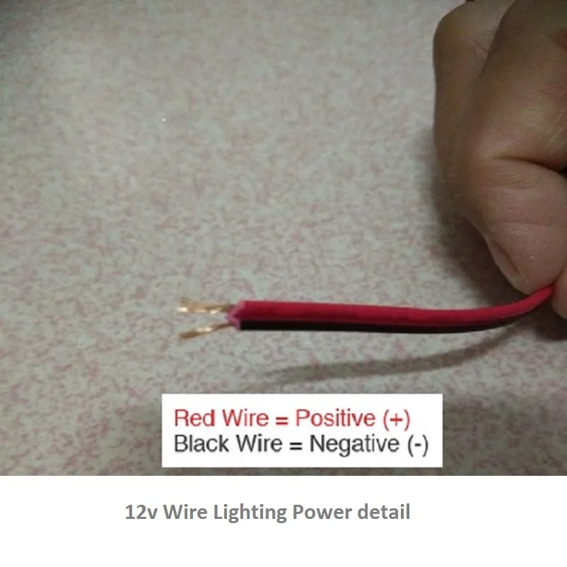 

10m/a lot 12V LED Lighting Fixture Power Cable/Wire Marine/Caravan/Camper/Yacht/Boat/12volt wire 0.3mm RV Accessories
