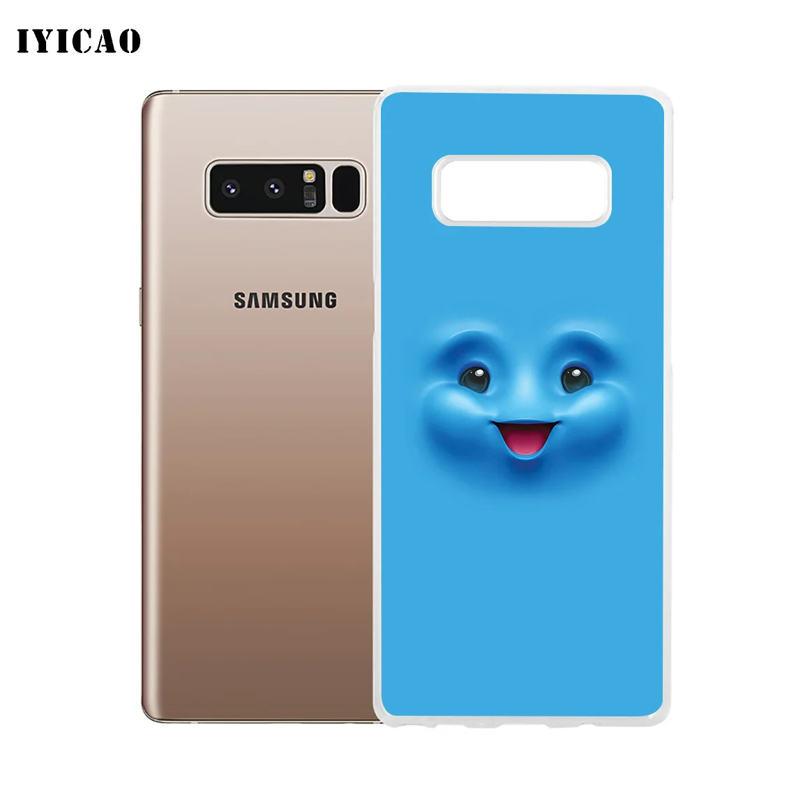 IYICAO милый 3D Мягкий силиконовый чехол для телефона Samsung A5 A6 Plus A7 A8 A9 J3 J5 J7 Note 8 9 TPU
