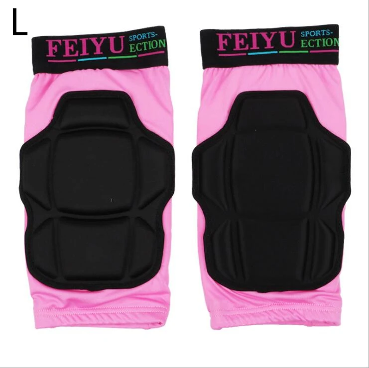 Pink Knee L Pro Высокое качество взрослый скейтборд хип защитный коврик катание на лыжах бедра протектор колодки Короткие Спорт на открытом воздухе защитное снаряжение - Цвет: Pink Knee L