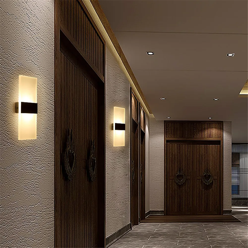 4 шт. коридорные проходные огни 29X11CM LED Галерея лампа настенное крепление