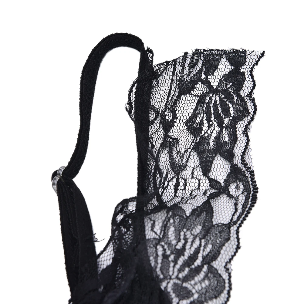 1 комплект сексуальное женское кружевное белье Babydoll спереди Открытое ночное