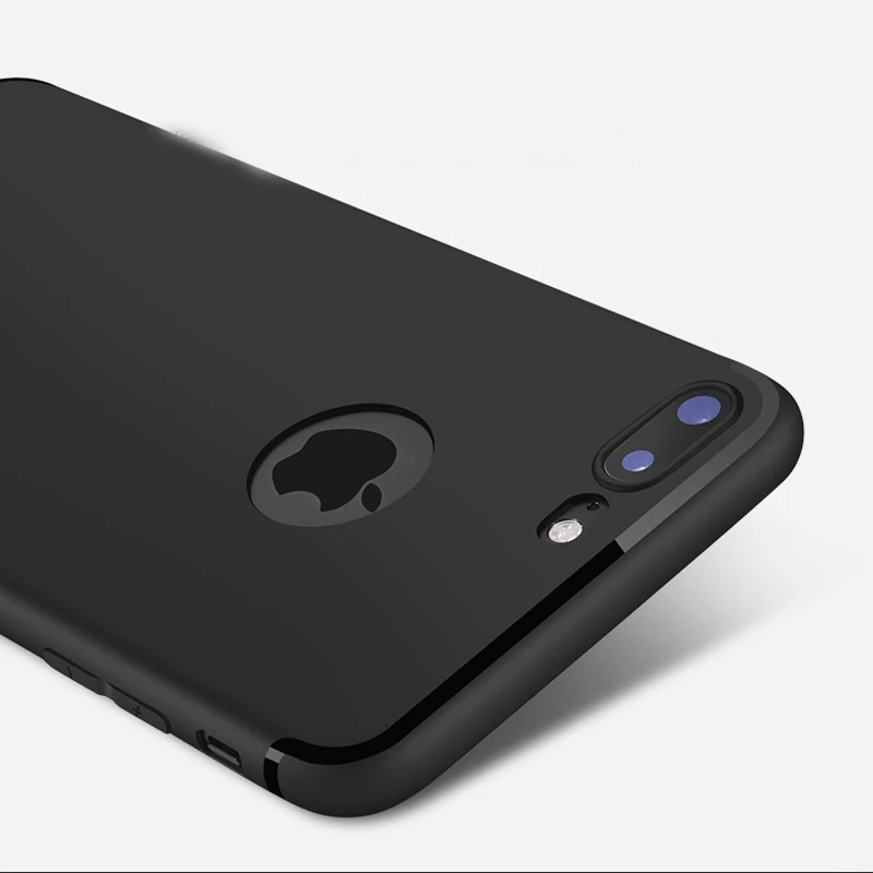 Матовый Мягкий силиконовый чехол Kafan для iPhone 7 8 plus чехлы 6s Plus 5 дюймов яркие цвета